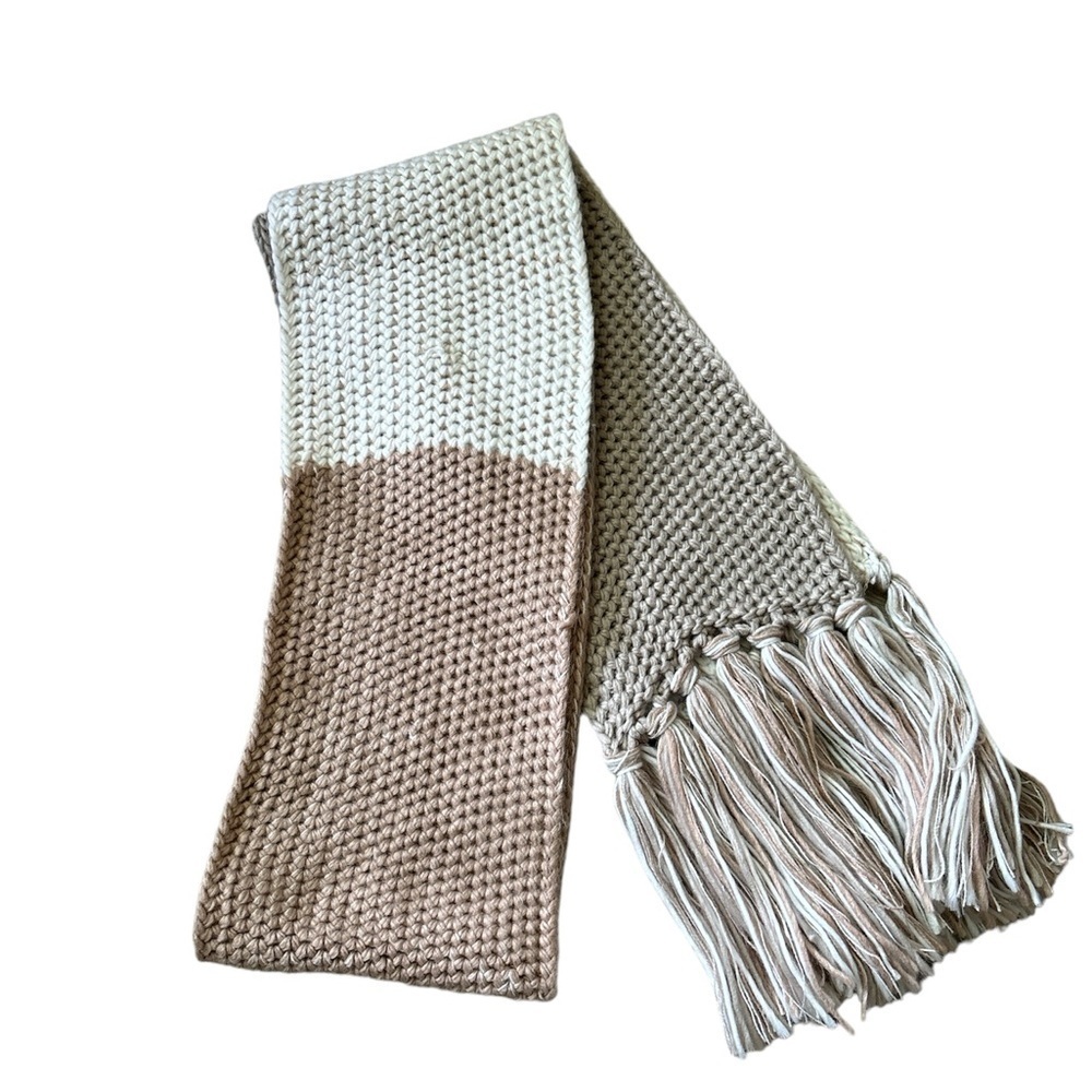 Jessica Simpson tri color Knit Scarf